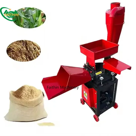 Multifunctional Animal Feed Chaff Cutter Machine Grinding Silage Corn Stalk Cutting Crusher Feed Processing Machines Grass Pulping Machine
