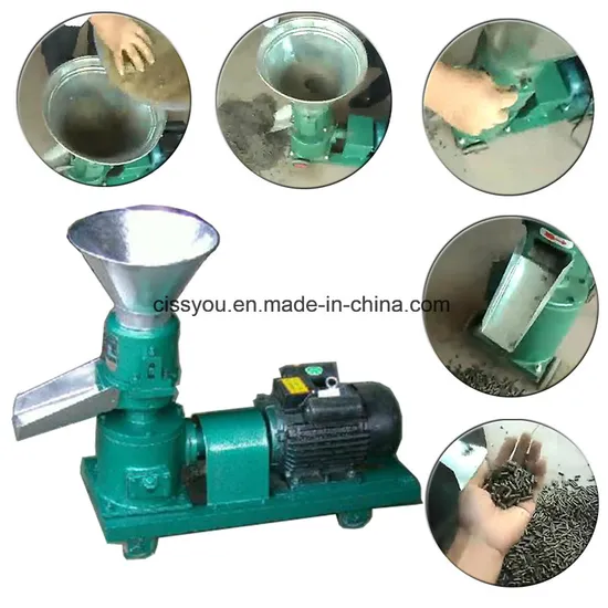 Small Animal Feed Flat Die Pellet Mill Making Machine (WSB)