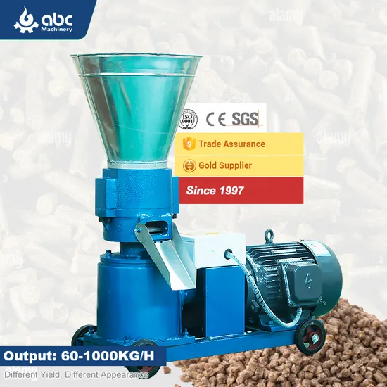 CE Approved Electric Chicken Poultry Pig Animal Feed Making Machine for Pelletizing Manufacturing, Broiler, Cattle, Cow, Livestock