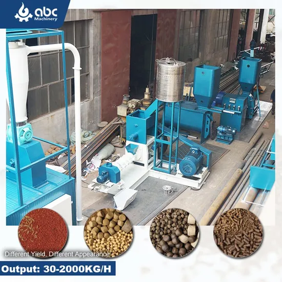 Best Easy Operate Pressing Floating Fish Tilapia Shrimp Screw Feed Pellet Making Machine for Pelletizing Extruding Squeezing Alxu Etda