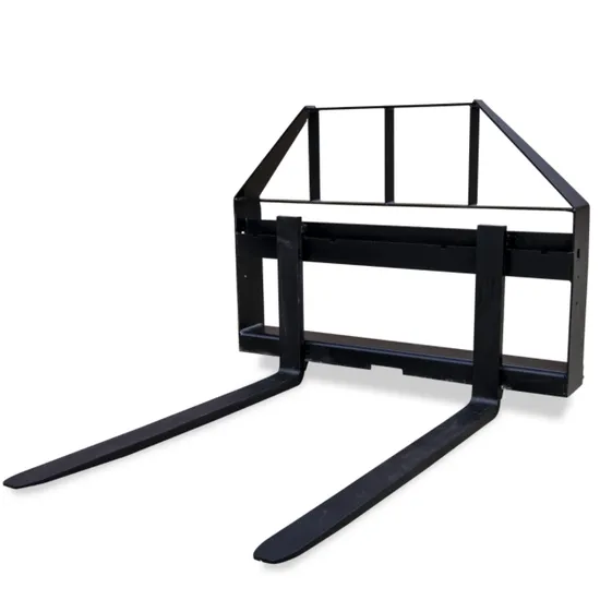 Skid Steer Pallet Forks Loader Forklift Tractor Attachment Pallet Fork Excavator Attachment for Sale