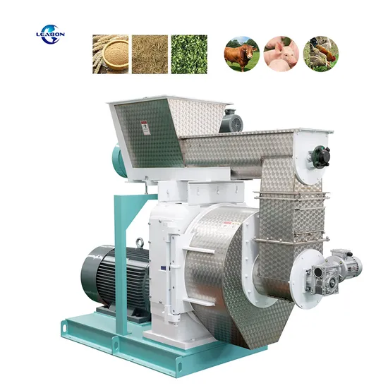 Animal Feed Pellet Making Machine Horizontal Ring Die Feed Processing Machine