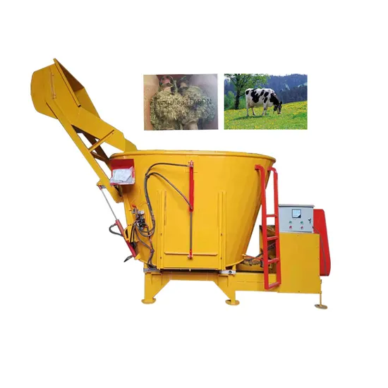 Vertical Pto Type Animal Cattle Feed Mixer with Crusher Machine