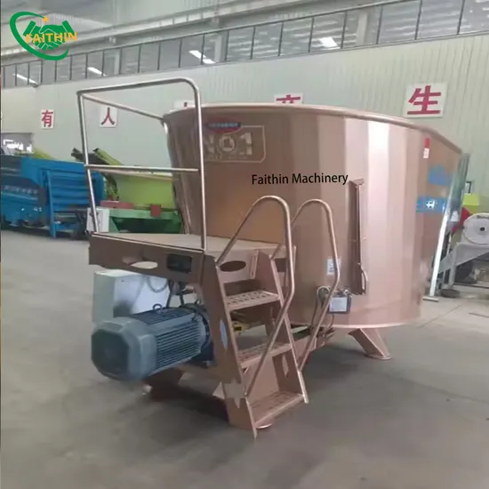 New Arrival Tmr Feeder Machine for Cattle Dairy Farm Livestock Feed Mixing Machine