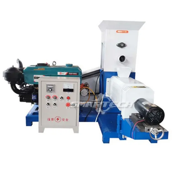 Eco-Friendly Diesel Engine Fish Feed Extruder Making Machine for Sale
