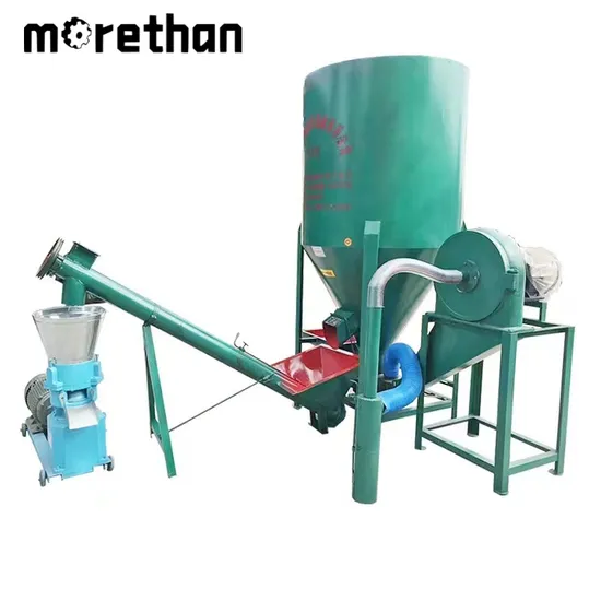 Farm Use Vertical Livestock Poultry Feed Mixer Grinding Machine Feed Grinder Powder Mixer Machine