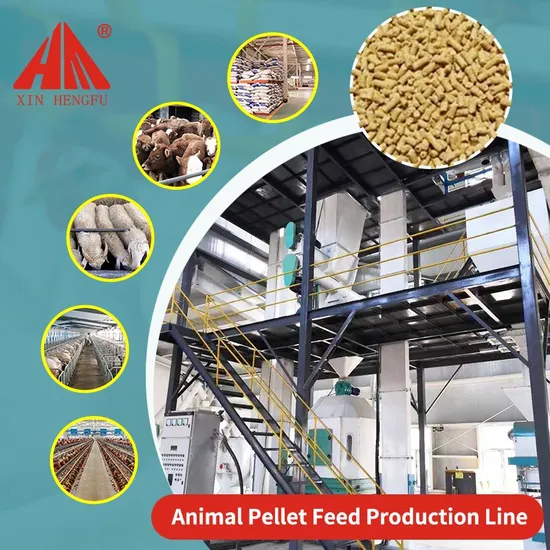 Fully Automatic Machine to Make Animal Feed Processing Plant Made in China