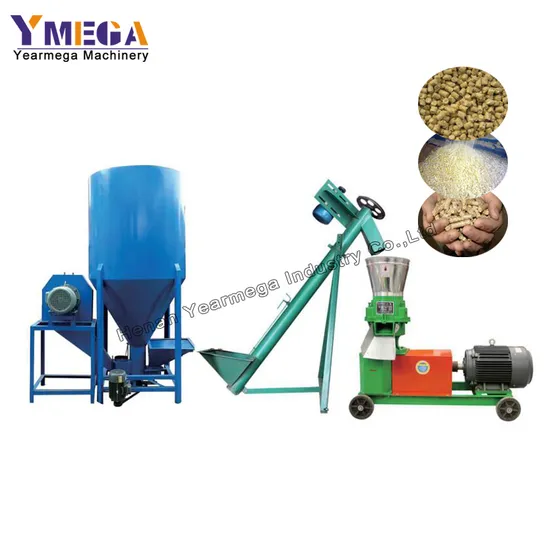 Reasonable Price 2-8mm Pellet Mini Poultry Animal Feed Production Line