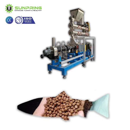 Fish Feed Pellet Machine Line Fish Food Flakes, Commercial Fishing Line Tackle + Fish Feed Mill Plant The Whole Production Line