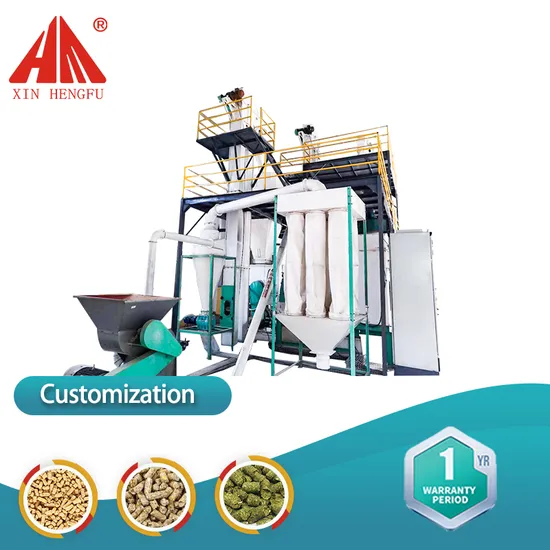 Cattle Chicken Sheep Pig Feed Machinery Poultry Feed Production Line