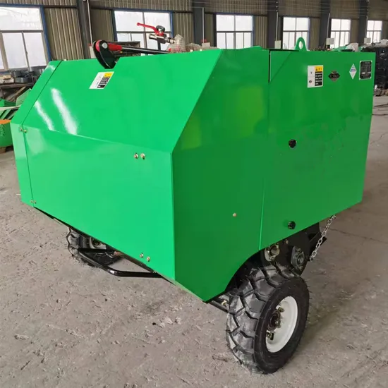 Straw Picking and Strapping Machine Wheat Straw Silage Round Baler Machine