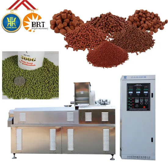 Pet Fish Food Twin Screw Extruder Feed Pellet Produce Equipment Making Machine Processing Line