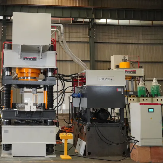4 Pillars Animal Mineral Block Processing Briquetting Hydraulic Press Machine