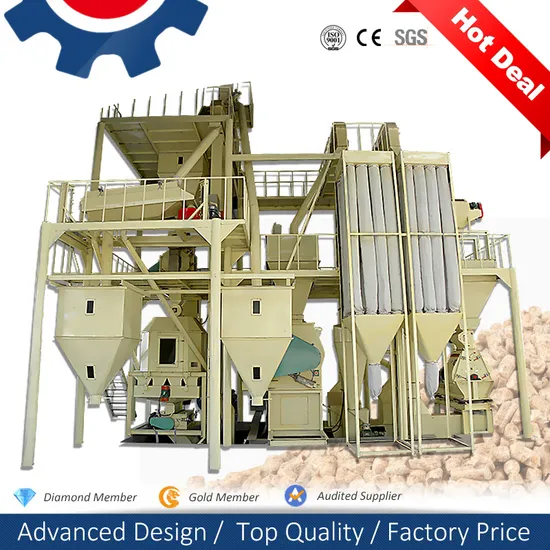 2023 New Lucerne Rice Husk Livestock Feed Pellet Mill Line for South Korea