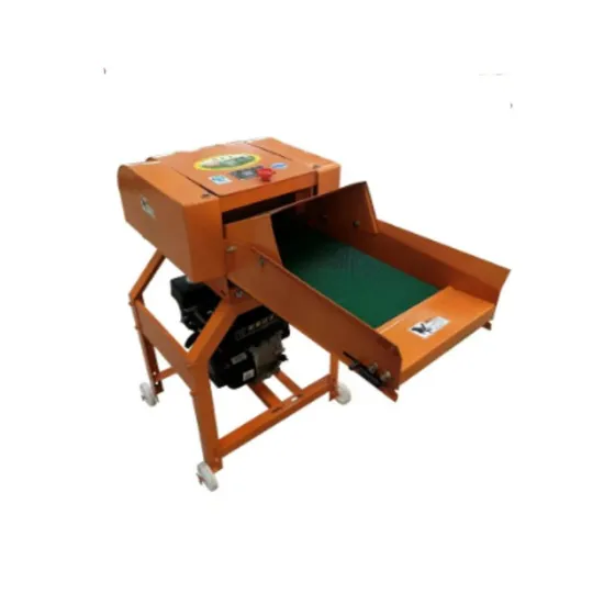 Factory Hay and Wet Chaff Cutter with Gasoline Engine and Motor Machine