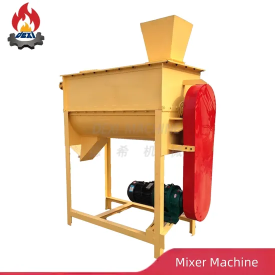 Horizontal Mixer Machine Dry Powder Granule Mixing Stainless Steel Twe Screw Belt Mixer Machine