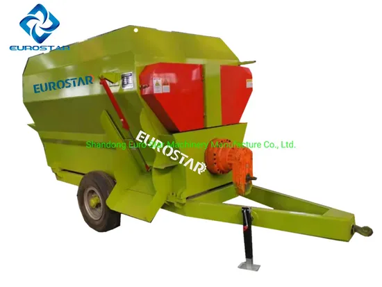 9m3 Feeding Mixing Machine Cow Cattle Camel Animal Feed Mixer for Dairy Farm Equipment Grinder Tractor Traction Pto Driven Farming Horizontal Vertical Fixed