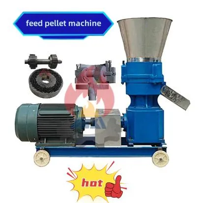 Skj2-120A Grass Straw High Efficiency Flat Die Feed Pellet Making Machine