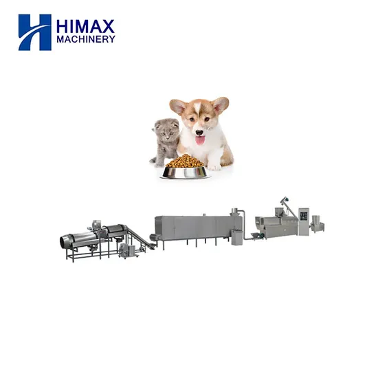 Multifunctional Dry Pet Dog Cat Food Animal Fish Birds Feed Pellet Extruder Processing Line