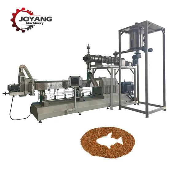 High Capacity Aqua Floating Fish Food Extruder Sinking Shrimp Fodder Processing Machine