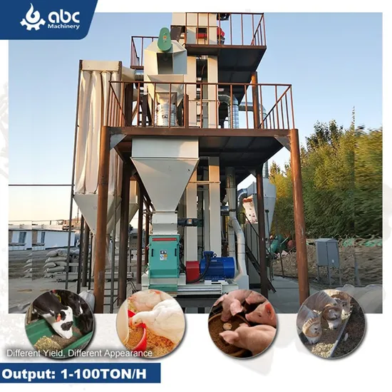 2023 New Type Cattle Animal Livestock Poultry Feed Pellet Plant for Making Processing Chicken, Broiler, Cow, Goat, Fodder Pellet