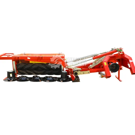 Stainless Steel High Efficient 3 Points Hanging 4/5/6 Discs Cutting Grass Hydraulic Adjust Lawn Tractor Mower with Roller Rotary Mower Remote Controlled Lawn Di