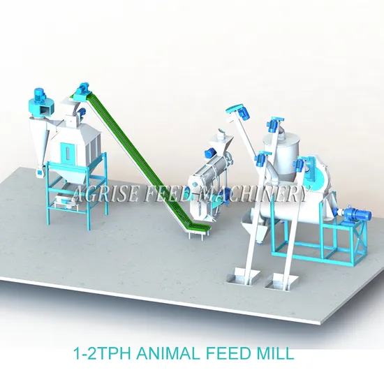 1-2tph Poultry Chicken Pellet Mill Machine Animal Feed Equipment
