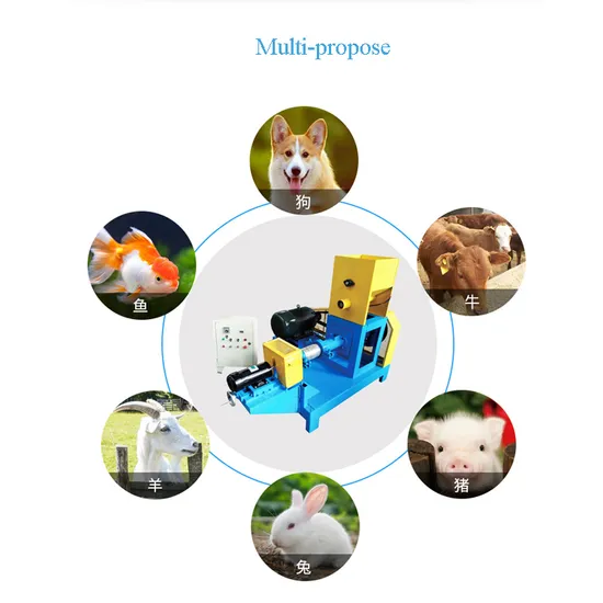 500kg/H Floating Fish Feed Making Machine Sinking Shrimp Fodder Equipment