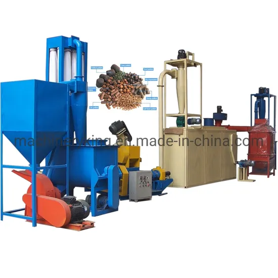 Multifunctional Floating Fish Pet Feed Pellet Machine Line