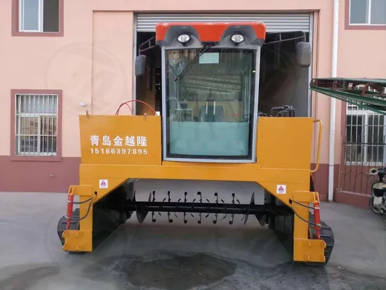 Animal Manure Windrow Compost Turner Self-Propelled Cultivation Machine Waste Compost Machine Fermentation De Compost Turner