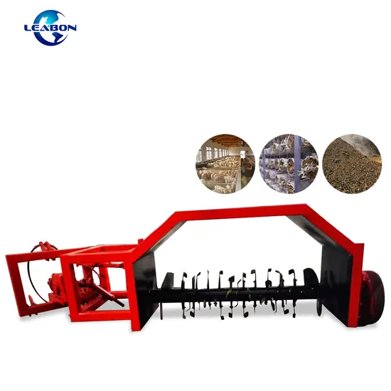 Tractor Drive Livestock Manure Organic Fertilizer Fermentation Tank Turning Machine Sales