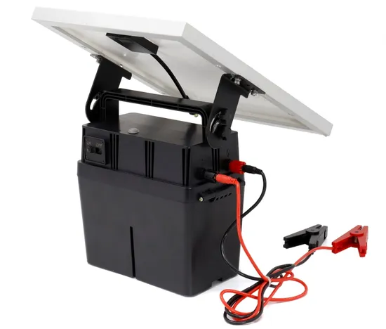 High Voltage Pulse Solar Powered Electric Fence Energizer