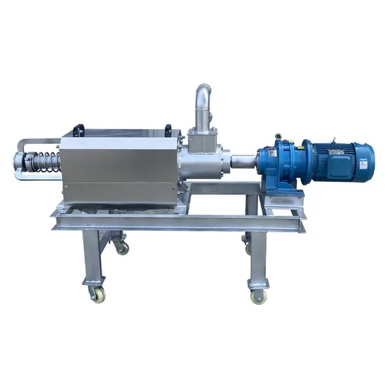 Animal Manure Dehydrator Cow Manure Dewatering Machine Pig Manure Separator