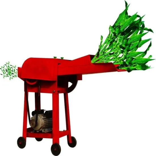 Hay Cutter Machine Electronic Grass Chaff Cutter Animal Feed Hay Crusher Straw Breaker with 2.2kw Motor