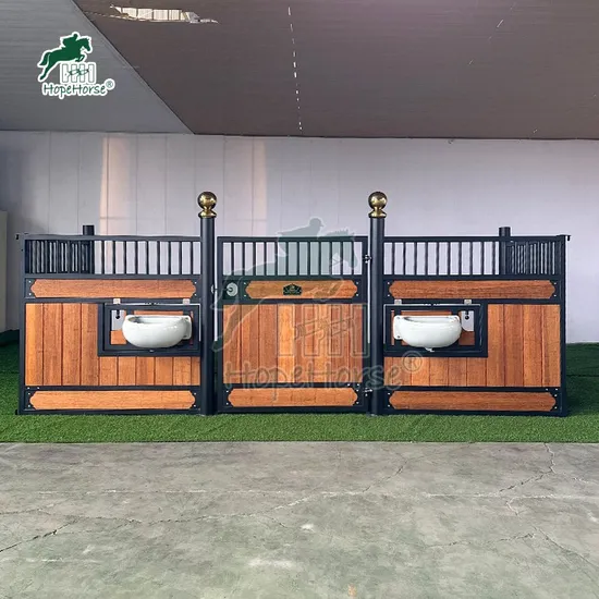 European Bamboo Wood Horse Stall Fronts