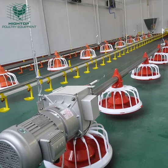 Floor Raising Deep Litter System With Automatic Pan Feeder And Nipple Drinker