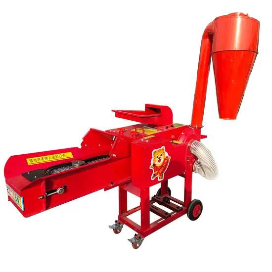 Farm Use Silage Cow Feed Grass Straw Hay Chop Chaff Cutter Machine