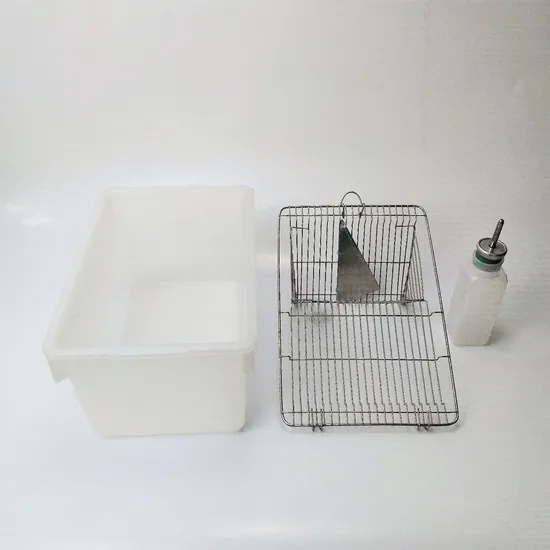 Laboratory Animal Rat Mouse Rodent Breeding Cages with Stainless Steel Lid