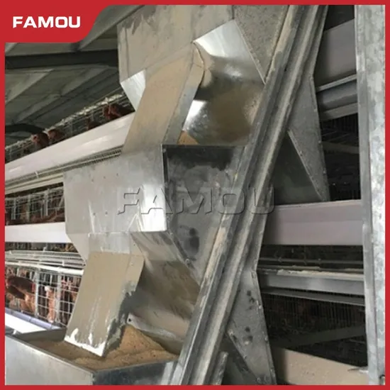 Famou Automatic Poultry Equipment Automatic Cleaning Function Ladder Type Poultry Automatic Feeding Systems