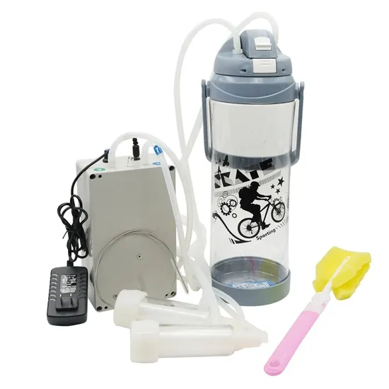 3L Electric Cow Goat Milking Machine Portable Sheep Goat Milker Double Head Vacuum Motor Pump for Cows Farm Livestock Tool