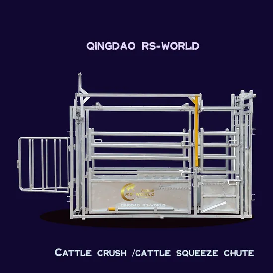 Galvanized High Quality Cattle Squeeze Chute Cattle Crush