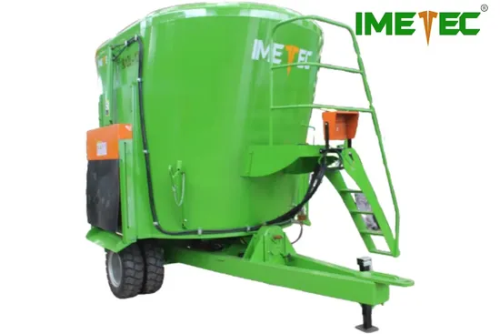 10m3 Tmr Feed Mixer Tractor-Towed Vertical Feed Mixer for Cattle and Sheep Farms