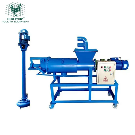 Eco-Friendly Screw Press Cow Cattle Chicken Manure Drying Dung Dewatering Machine