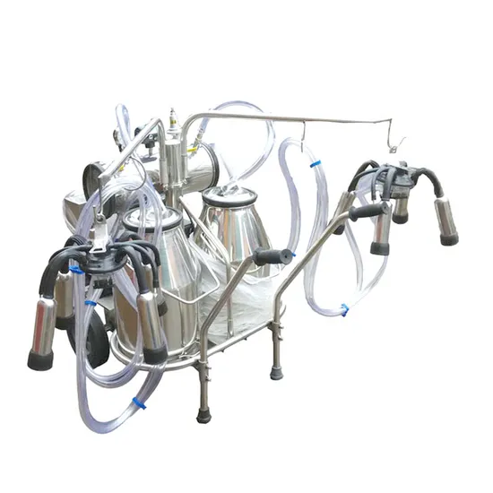 Grade Yz-II Vacuum Pump Typed Milking machine with Double Buckets