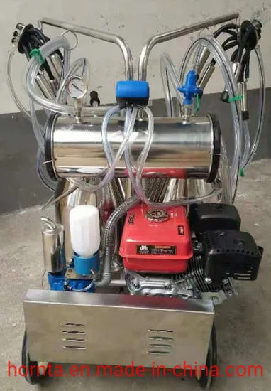 Gasoline Piston Single Bucket Milking Machine