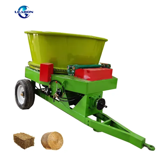 Straw Bale Processing Machine Hay Bundle Crushing Machine Animal Feed Bale Grass Shredder