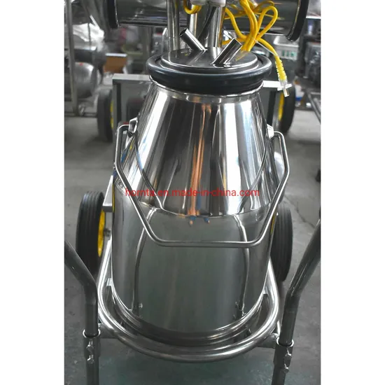 Best Quality Vacuum Pump Double Buckets Milking Machine