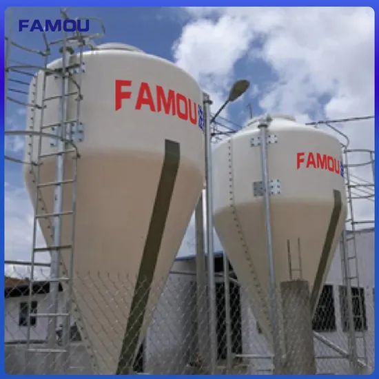 Cutting-Edge Livestock Farm Automated Feedline System with FRP Silo