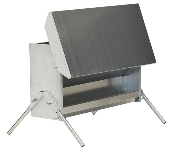 Custom Galvanized Steel Sheep Goat Lambing Continuous Feeding Tank 150 Kg