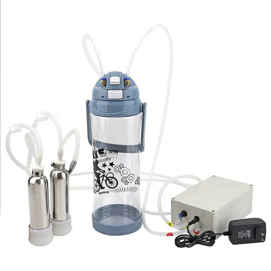3L Electric Milking Machine Stainless Steel Milker Farm Cow Goat Vacuum Pump Milker Automatic Pulsating Milking Livestock Tool